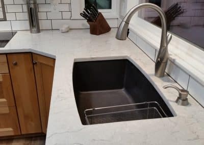 White Kitchen Granite