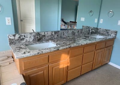 Bathroom granite