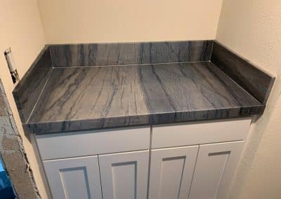 Bathroom granite