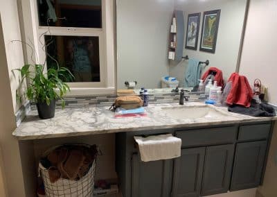 Bathroom granite