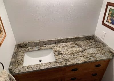 Bathroom granite