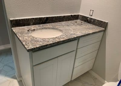 Bathroom granite