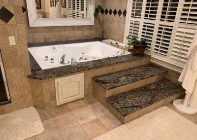 Bathroom granite