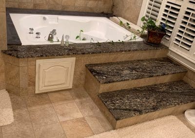 Bathroom granite