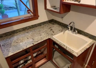 Bathroom granite