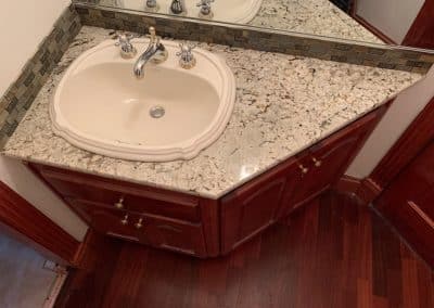 Bathroom granite