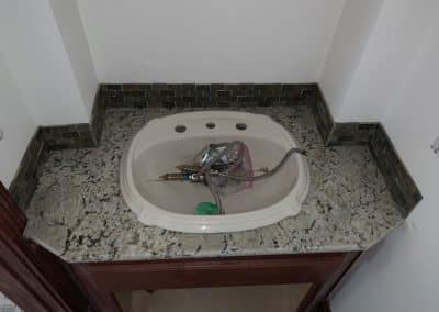 Bathroom granite