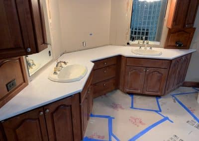 Bathroom granite