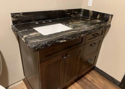 Bathroom granite