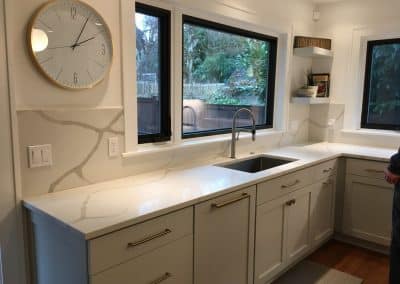 White Kitchen Granite Countertops