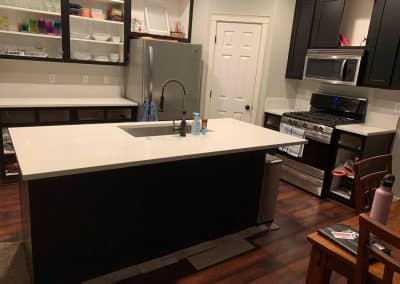 White Granite kitchen countertops