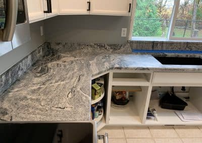 Grey quartz countertops