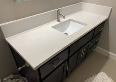 white bathroom granite